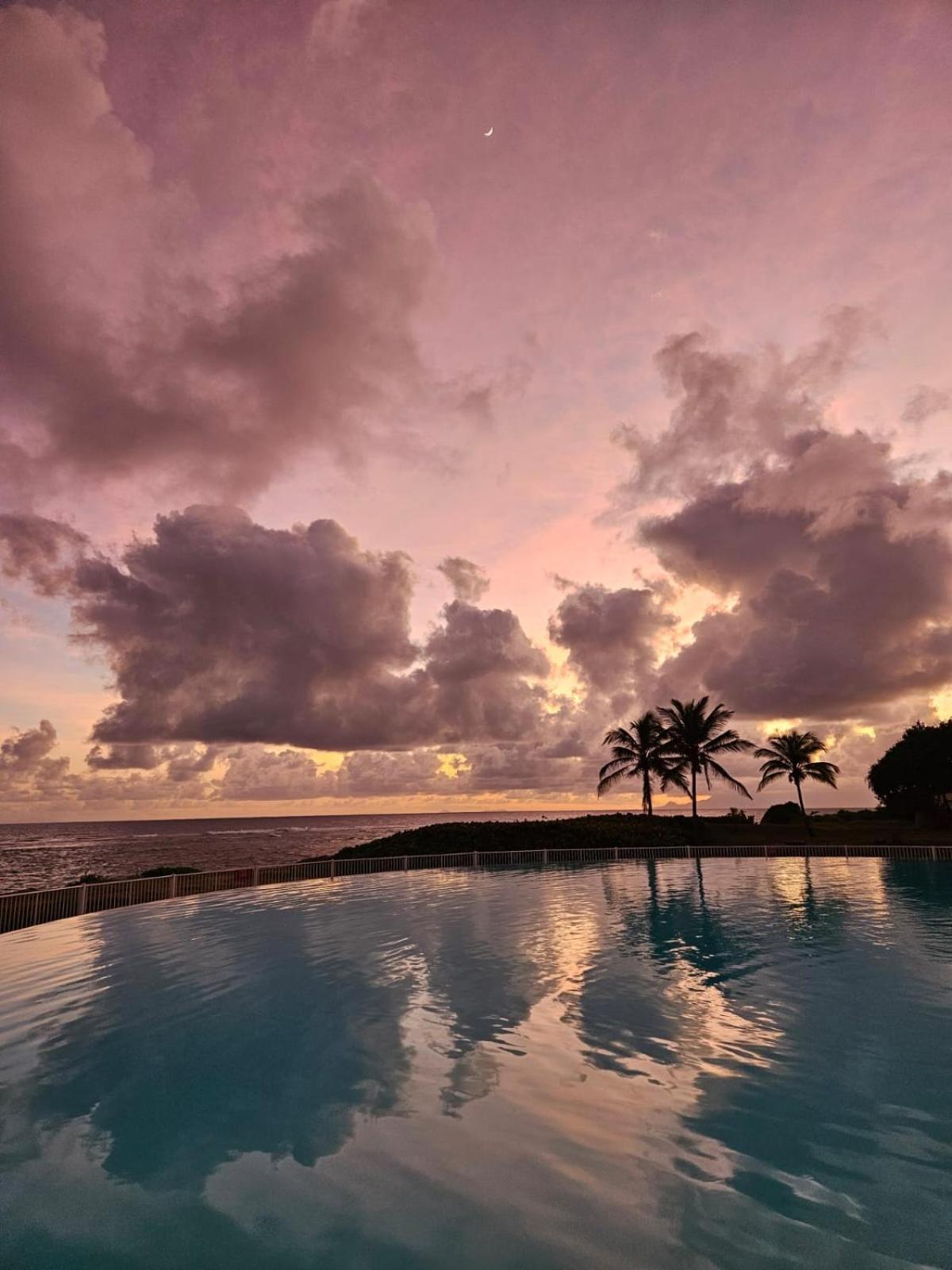 Guadeloupe- Saint-Francois- Residence Anse Des Rochers - Appartement Quart De Villa Etage - Vue Mer- 4 Personnes - Lit Bebe Sur Demande - Citerne Et Wifi Prives -Animaux Ok-Acces Plage Direct -Apnee Bien-Etre Experience Sur Demande Avec Instructeur A ภายนอก รูปภาพ