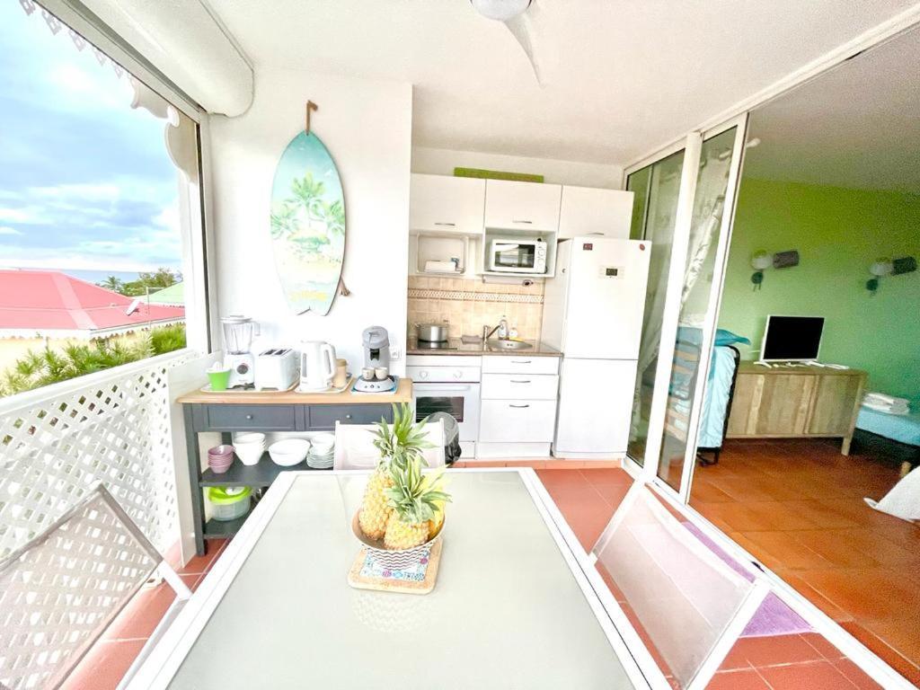 Guadeloupe- Saint-Francois- Residence Anse Des Rochers - Appartement Quart De Villa Etage - Vue Mer- 4 Personnes - Lit Bebe Sur Demande - Citerne Et Wifi Prives -Animaux Ok-Acces Plage Direct -Apnee Bien-Etre Experience Sur Demande Avec Instructeur A ภายนอก รูปภาพ